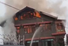 Photo of लाल बाजार के तीन मंजिला मकान में लगी भीषण आग