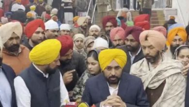 Photo of गुरुद्वारा श्री फतेहगढ़ साहिब में नतमस्तक हुए सीएम मान