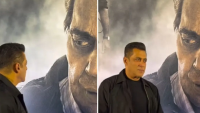 Photo of  Dharmendra का पोस्टर देख अचानक थम गए सलमान खान के कदम, खुद के इमोशन को नहीं संभाल पाए भाईजान