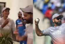 Photo of जीत के बाद रोहित शर्मा ने किया केक खाने से मना, विराट कोहली की छूट गई हंसी