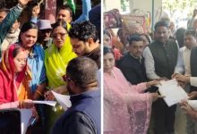 Photo of भोपाल में मंत्री प्रतिमा बागरी के बंगले पर कांग्रेसियों ने किया प्रदर्शन