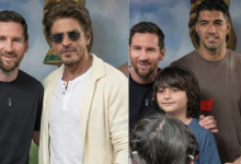 Photo of इस अंदाज में लियोनेल मेसी से मिले शाहरुख खान