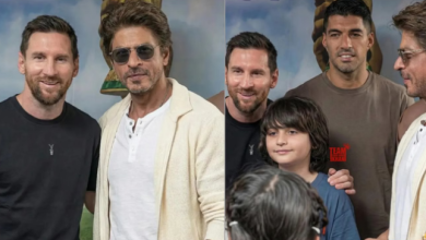 Photo of इस अंदाज में लियोनेल मेसी से मिले शाहरुख खान