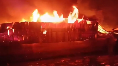 Photo of भोपाल के ऐशबाग में टिंबर मार्केट में भीषण आग, लाखों का माल जलकर खाक