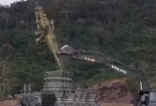 Photo of थाईलैंड का दावा: सुरक्षा कारणों से तोड़ी गई भगवान विष्णु की मूर्ति