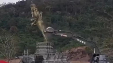 Photo of थाईलैंड का दावा: सुरक्षा कारणों से तोड़ी गई भगवान विष्णु की मूर्ति