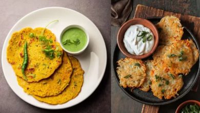 Photo of सुबह की भागदौड़ में चाहिए झटपट और हेल्दी नाश्ता? ट्राई करें बेसन और आलू चीला की दो आसान रेसिपी
