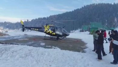 Photo of कश्मीर: पर्यटन स्थल गुलमर्ग में हेलिकॉप्टर सेवा का शुभारंभ…