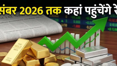 Photo of 2026 में भी सोने-चांदी में जारी रह सकती है तेजी, साल के आखिर तक कहां पहुंचेगे दाम? 