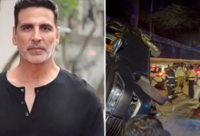 Photo of बाल-बाल बचे Akshay Kumar, सिक्योरिटी की गाड़ी का भयानक एक्सीडेंट