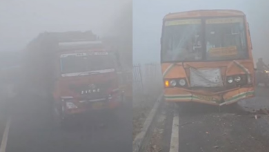 Photo of कोहरे का कहर: बरेली में हाईवे पर रोडवेज बस समेत 20 वाहन टकराए, 24 लोग घायल