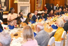 Photo of राष्ट्रपति मुर्मु ने यूरोपीय संघ के नेताओं के सम्मान में दिया भोज