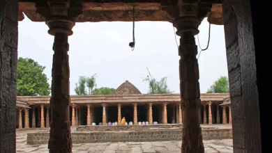 Photo of हनुमान चालीसा का पाठ और मां वाग्देवी की स्तुति, छोटा पड़ा भोजशाला का आंगन