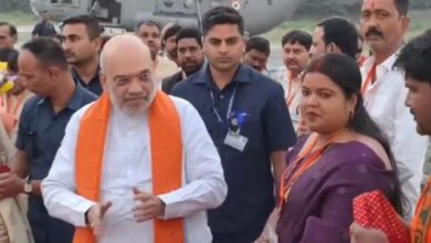 Photo of  बिहार: सीमांचल दौरे पर पूर्णिया पहुंचे अमित शाह
