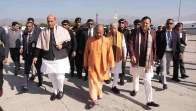 Photo of देहरादून: राजनाथ सिंह और सीएम योगी का सीएम धामी ने किया स्वागत
