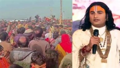 Photo of अनिरुद्धाचार्य की कथा में भगदड़, महिलाएं बेहोश, माता-पिता से बिछड़े मासूम