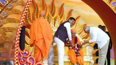 Photo of महंत स्वामी महाराज का जन्मोत्सव, वडोदरा पहुंचे सीएम मोहन यादव