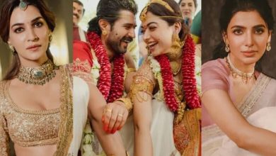 Photo of शादी में Rashmika Mandanna की आंखों में आंसू देख इमोशनल हुईं कृति सेनन