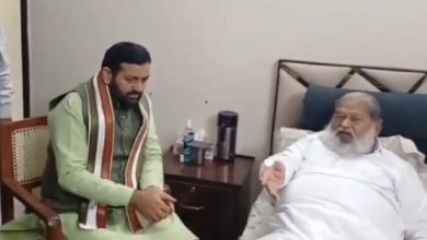 Photo of अंबाला में सीएम सैनी ने मंत्री अनिल विज के घर जाकर जाना हालचाल