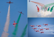 Photo of जयपुर के आसमान में शौर्य और कौशल का प्रदर्शन, सूर्यकिरण एरोबैटिक टीम दिखाएगी नौ-विमान एयर शो