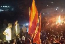 Photo of शिवाजी महाराज की जयंती पर शिवनेरी किले में भारी भीड़ से टूटी रेलिंग