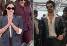 Photo of शादी की घोषणा के बाद उदयपुर रवाना हुए विजय और रश्मिका