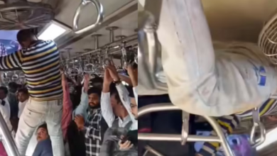 Photo of मुंबई लोकल में यात्री ने की अजीबोगरीब हरकत, वायरल हुआ वीडियो, इंटरनेट पर छिड़ी बहस