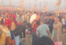 Photo of महाशिवरात्रि पर संगम स्नान के लिए उमड़े श्रद्धालु, प्रयागराज में माघ मेले का आज अंतिम स्नान