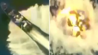 Photo of अमेरिकी सेना का बड़ा ऑपरेशन: ड्रग्स भरी तीन नावें तबाह