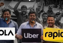 Photo of देशभर में थमे ओला-उबर और रैपिडो के पहिए, आज हड़ताल का एलान
