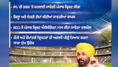 Photo of आईपीएल की तर्ज पर होगा पंजाब क्रिकेट लीग, मान सरकार ने दी मंजूरी