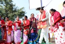 Photo of चंपावत में खड़ी होली शुरू