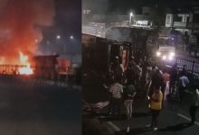 Photo of भरतपुर में कोयले से भरा ट्रेलर पलटा, जिंदा जला ड्राइवर