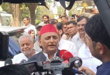 Photo of  शंकराचार्य अविमुक्तेश्वरानंद से मिले अखिलेश यादव