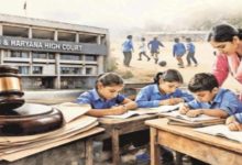 Photo of हरियाणा के सरकारी स्कूलों में शिक्षक संकट पर HC सख्त, ACS से मांगा विस्तृत हलफनामा