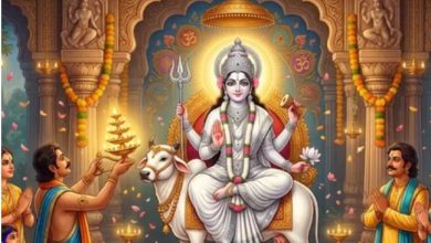 Photo of अष्टमी पूजा में रह गई है कोई चूक? रात में करें ये दिव्य पाठ