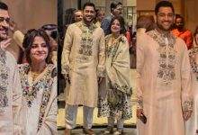 Photo of अर्जुन तेंदुलकर की शादी में छाए एमएस धोनी और साक्षी, रॉयल लुक से लूटी महफिल