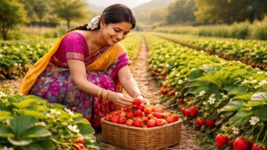 Photo of स्ट्राबेरी हुई लाल, चेरी जून-जुलाई में बदलेगी रंग, कश्मीर की चेरी की देश-विदेश में भारी डिमांड
