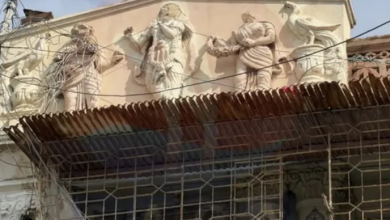 Photo of कराची में भगवान कृष्ण और गोपियों की मूतियां खंडित