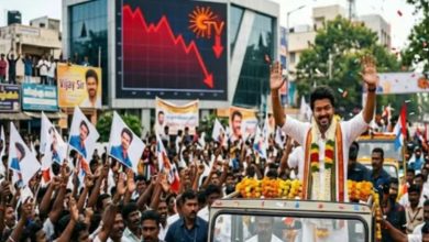 Photo of तमिलनाडु में ‘थलपति’ विजय की आंधी, धड़ाम से गिरा Sun TV का शेयर