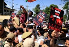 Photo of जम्मू-कश्मीर में शराबबंदी को लेकर भाजपा सड़क पर उतरी