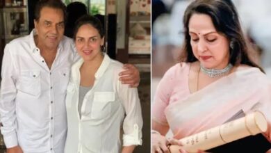Photo of पिता धर्मेंद्र को मरणोपरांत पद्म सम्मान मिलने पर इमोशनल हुईं Esha Deol