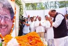 Photo of  निशानेबाज जसपाल राणा की त्रयोदशी में पहुंचे राजनाथ सिंह और सीएम धामी, दी श्रद्धांजलि