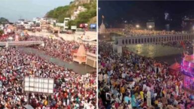 Photo of सोमवती अमावस्या, हर की पैड़ी में गंगा स्नान को उमड़ी श्रद्धालुओं की भीड़
