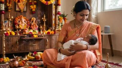 Photo of घर में बच्चे के जन्म के बाद कुछ दिनों तक पूजा-पाठ की मनाही क्यों होती है?