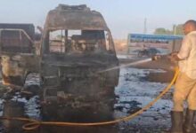 Photo of कुरुक्षेत्र: PGI से लौट रही सरकारी एंबुलेंस बनी ‘आग का गोला’
