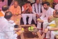 Photo of भाजपा अध्यक्ष नितिन नबीन ने डिप्टी सीएम ब्रजेश पाठक के घर किया भोजन